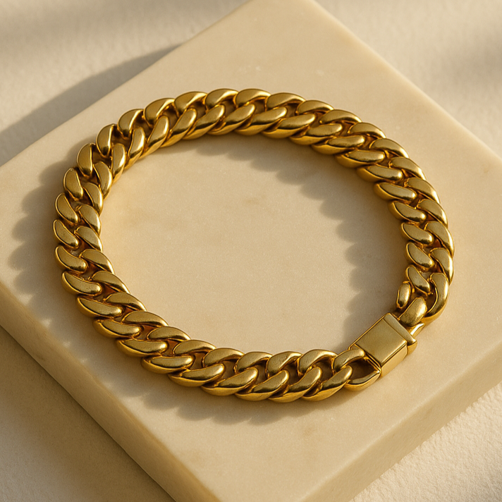 Classic Gold Cuban Link Bracele
