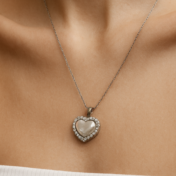 Timeless Sparkle Heart Necklace