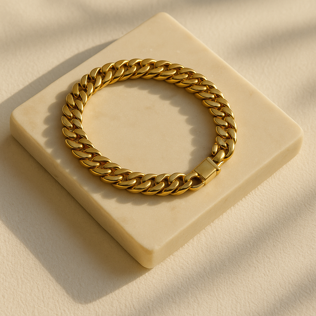Classic Gold Cuban Link Bracele