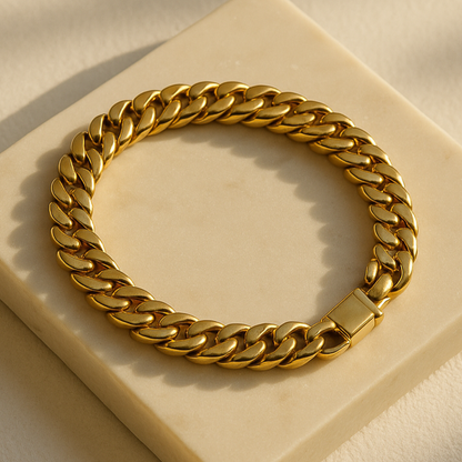 Classic Gold Cuban Link Bracele