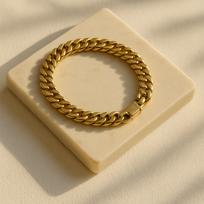 Classic Gold Cuban Link Bracele